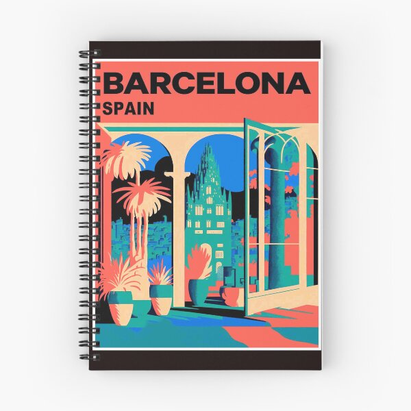Item preview, Barcelona Spain Gaudi Church Abstract Travel and Tourism Advertising Print designed and sold by posterbobs.