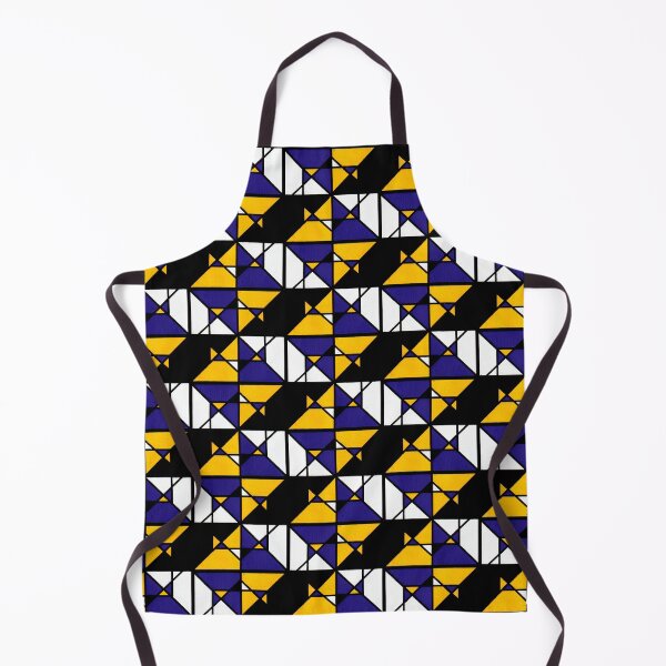 Item preview, Purple Yellow Black White Geometric Abstract Acrylic Painting designed and sold by abstractartalex.