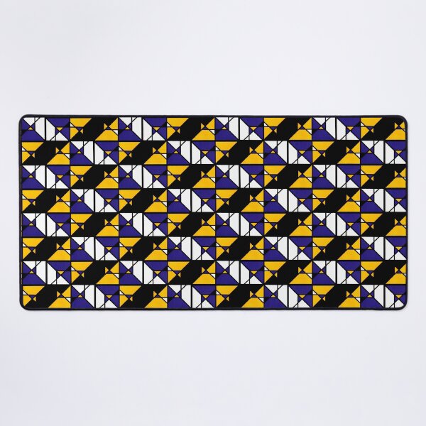 Item preview, Purple Yellow Black White Geometric Abstract Acrylic Painting designed and sold by abstractartalex.