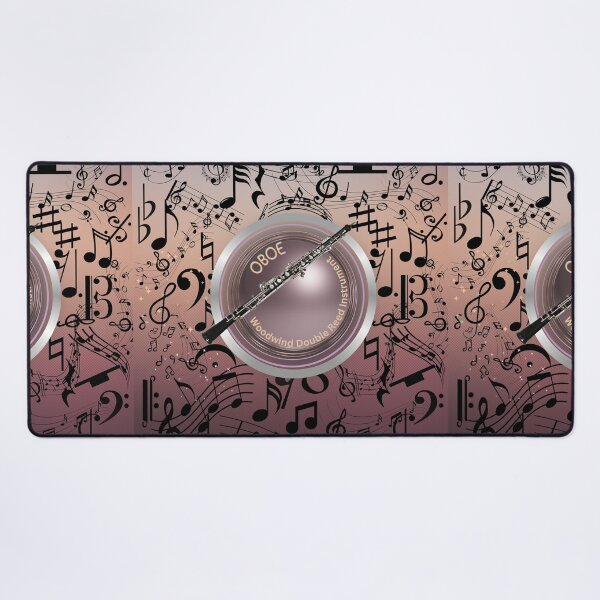 Item preview, OBOE Music Everywhere Original Graphic Artwork designed and sold by BrightrDayMusicArt.