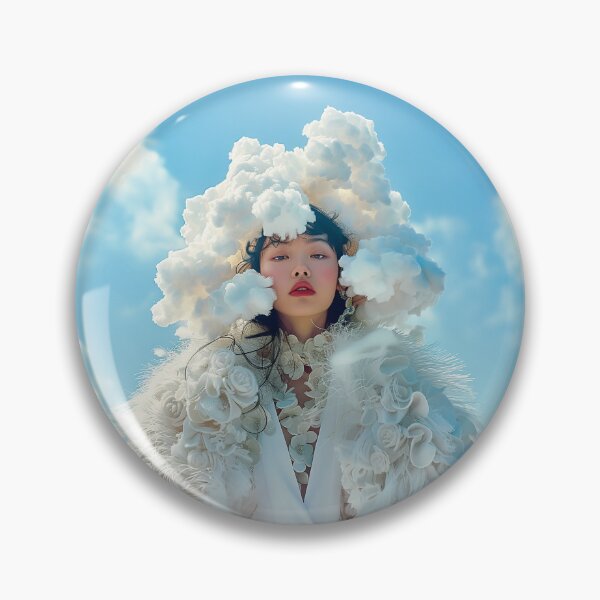 Item preview, "Asian Girl Among Clouds" designed and sold by MacroArtHub.