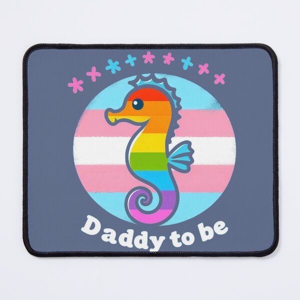 Item preview, Trans Seahorse Dad - Daddy to Be designed and sold by Vkinsify.