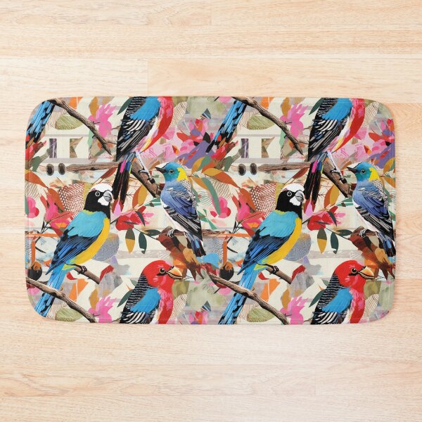 Item preview, Collaged Birds Digital Pattern designed and sold by zolarche.