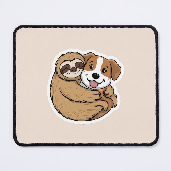 Item preview, Cute Sloth and Dog Friends for Pets Lover designed and sold by Laugh-Lines.