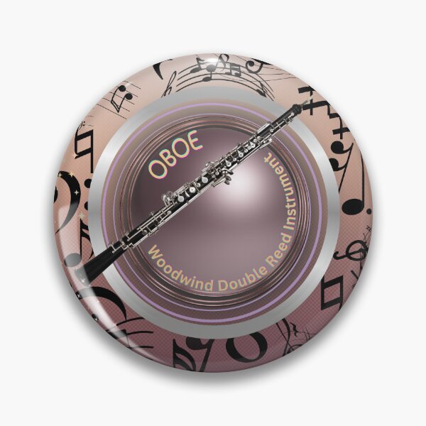 Item preview, OBOE Music Everywhere Original Graphic Artwork designed and sold by BrightrDayMusicArt.