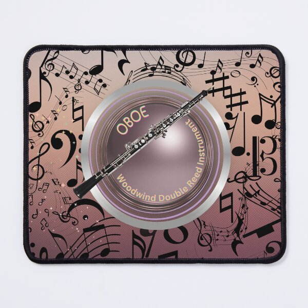 Item preview, OBOE Music Everywhere Original Graphic Artwork designed and sold by BrightrDayMusicArt.
