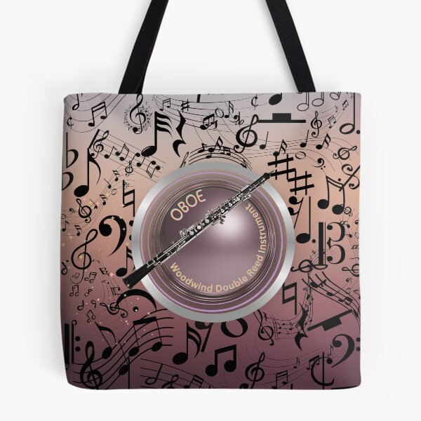 Item preview, OBOE Music Everywhere Original Graphic Artwork designed and sold by BrightrDayMusicArt.