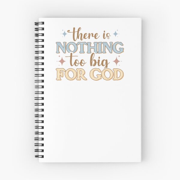 Item preview, There Is Nothing Too Big For God Christian Quote designed and sold by SassyFaithGirl.