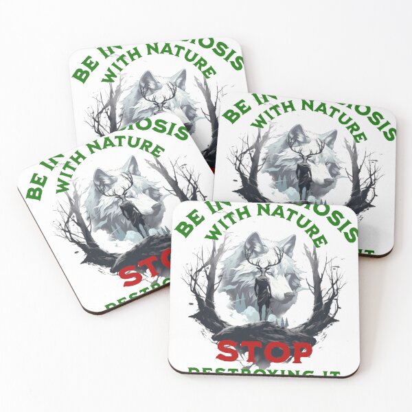 Item preview, Be in symbiosis with nature, stop destroying it. designed and sold by jean giosi.