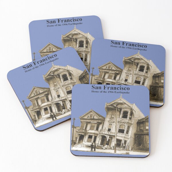 Item preview, Vintage San Francisco 1906 Earthquake Illustration URM designed and sold by urmaddad.