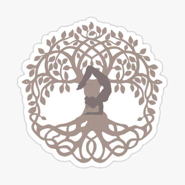 Artikel-Vorschau von Yoga-Pose „Baum des Lebens“ für Yogi, designt und verkauft von cmcreations1.