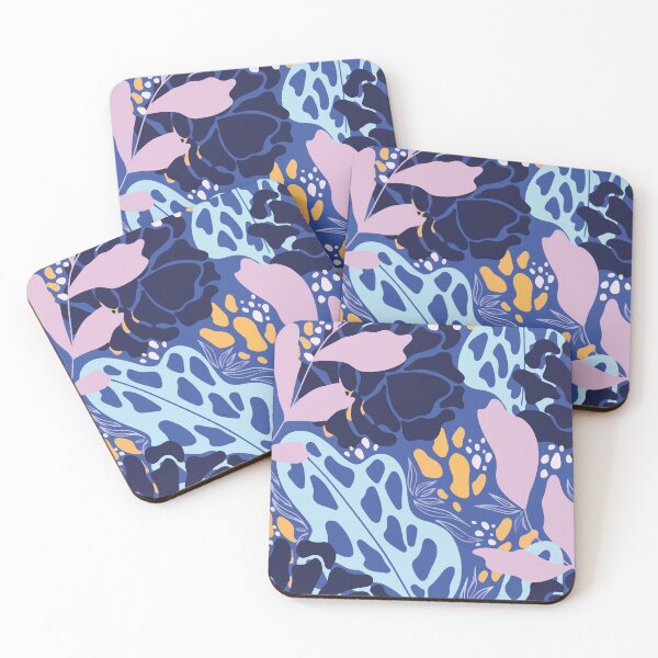 Item preview, Blue floral design, floral design. flower design, flowers designed and sold by Maria-sticker111.