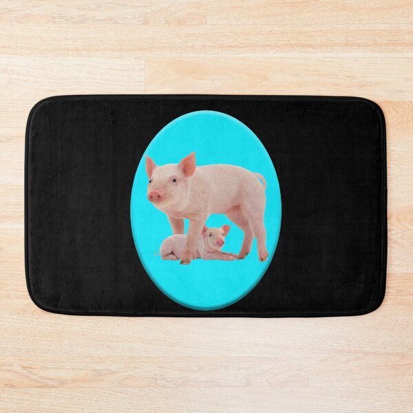 Item preview, Two little pigs on blue designed and sold by TerenceLacey.