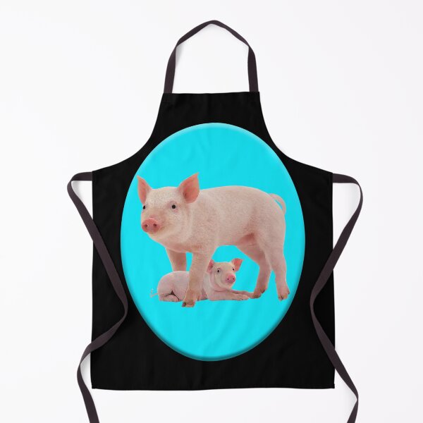 Item preview, Two little pigs on blue designed and sold by TerenceLacey.