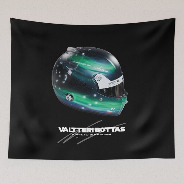 Item preview, Valtteri Bottas (F1 2024 Helmet) designed and sold by The Armorsmith.