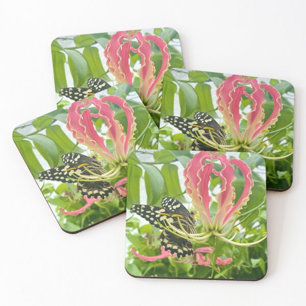 Item preview, Flame Lily with a Butterfly designed and sold by SnapsBySara.