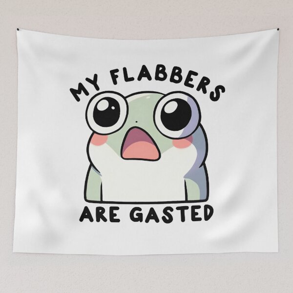 Item preview, Astonished flabbergasted frog - Hilarious Shocked doodle Froggy Meme designed and sold by Unitepeople.