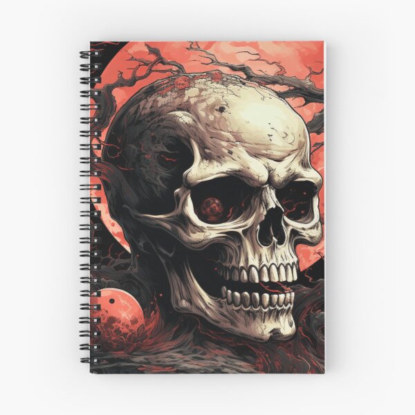 Item preview, Skull In Red Moon designed and sold by Deadv.