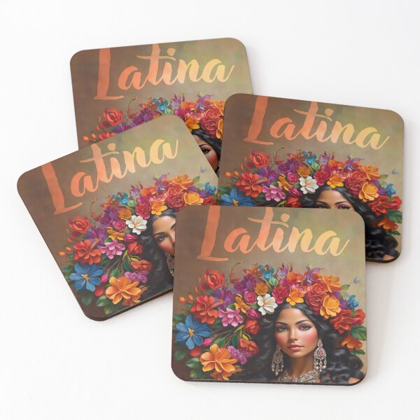 Item preview, Latin floral colorful heritage pride design designed and sold by La Loca.