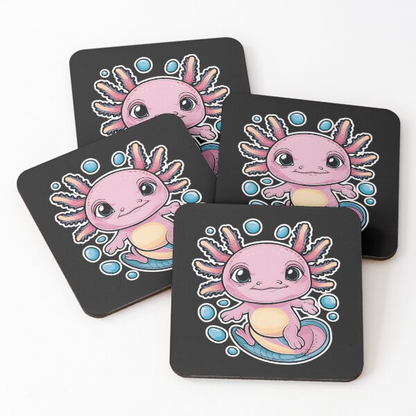 Item preview, Axolotl Cartoon Painting Art 3D Model designed and sold by Charlygood.