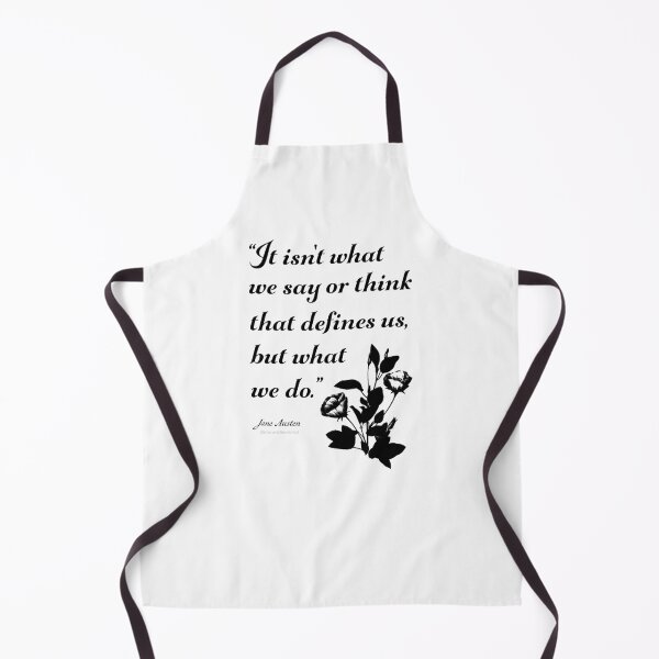 Item preview, Black and White Jane Austen Quote Design designed and sold by MariOyama.