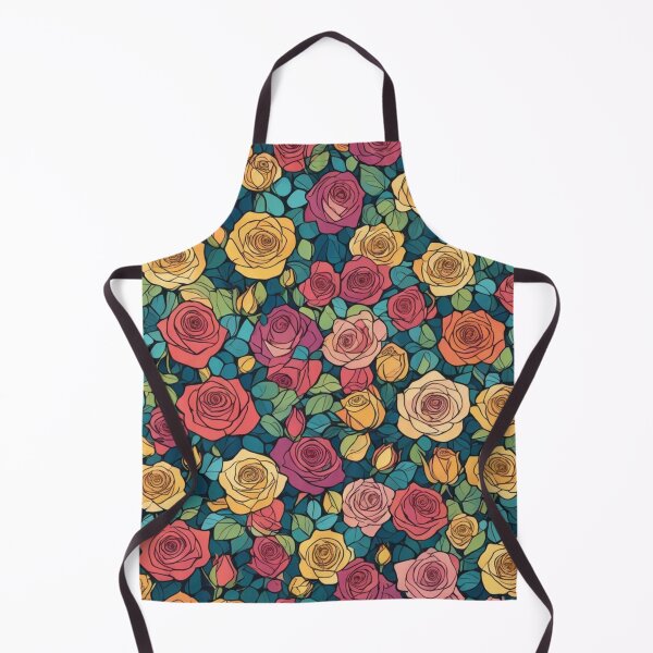 Item preview, Abstract Colorful Roses Pattern designed and sold by calibrit.