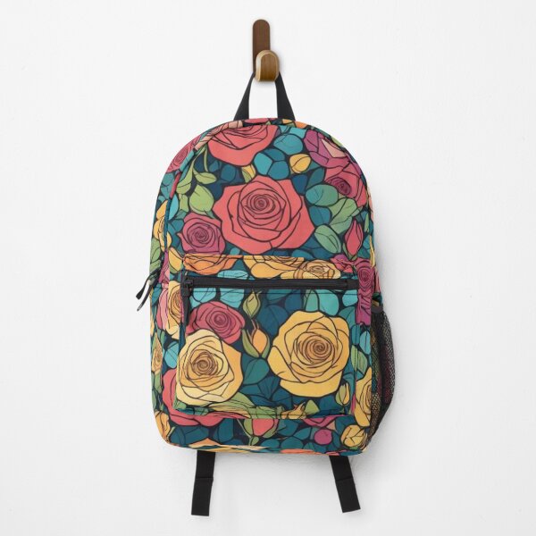 Item preview, Abstract Colorful Roses Pattern designed and sold by calibrit.
