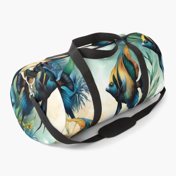 Item preview, Pattern with angelfish for aquarium lovers designed and sold by FinFriends.
