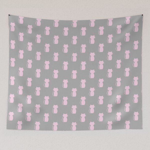 Item preview, A lot of cats - pink and grey designed and sold by AbsentisDesigns.