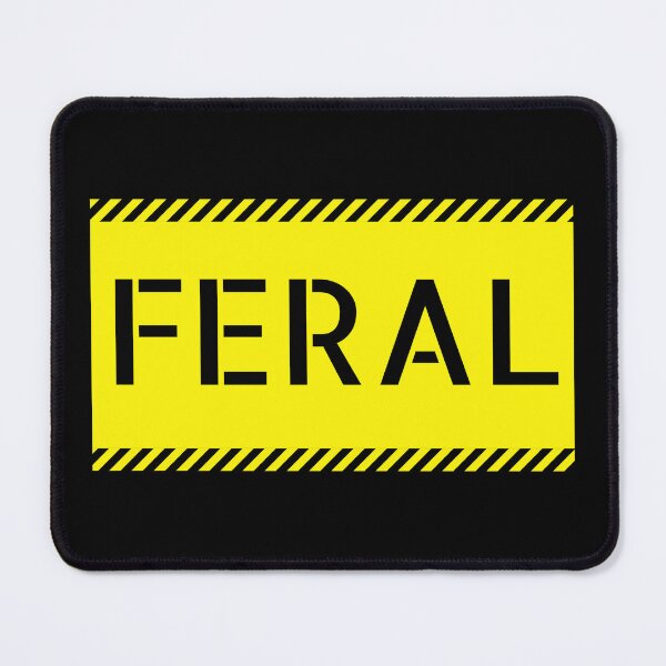 Item preview, Caution: Feral designed and sold by sommerscreative.