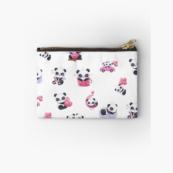 Item preview, cute panda love 8 pieces set designed and sold by EmeraldeaArt.