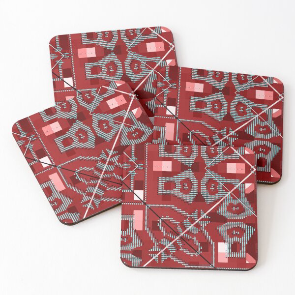 Item preview,  *CITY IMAGINARY LINE PLAN SYMBOLS STANDARDIZATION MOSAIC HEART CARDS GAME* designed and sold by Ralek.