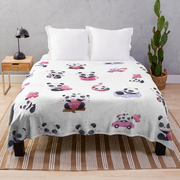 Item preview, cute panda love 8 pieces set designed and sold by EmeraldeaArt.