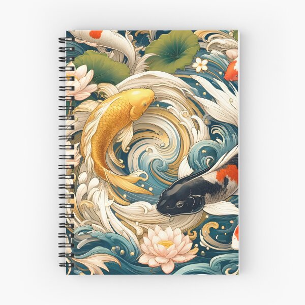 Item preview, Serene Koi Pond, Koi Lover Pattern designed and sold by FinFriends.