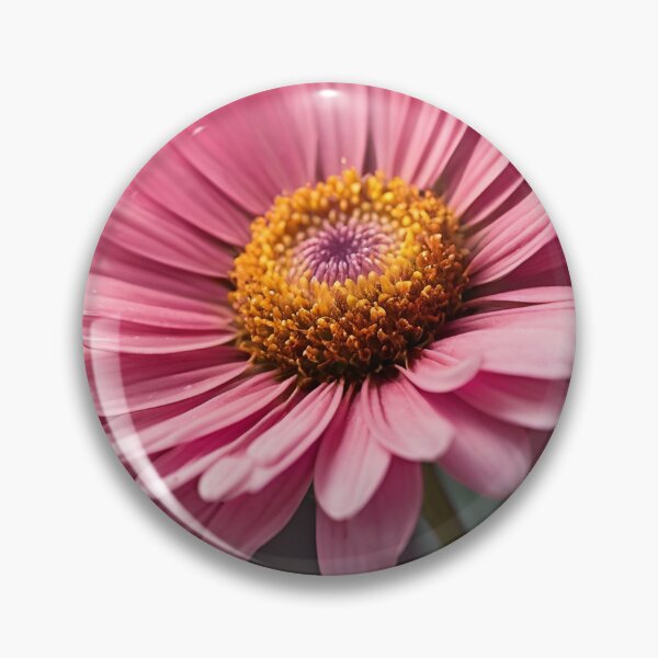 Item preview, Capture the charm and vibrancy of a pink daisy flower in full bloom designed and sold by arjad3n.