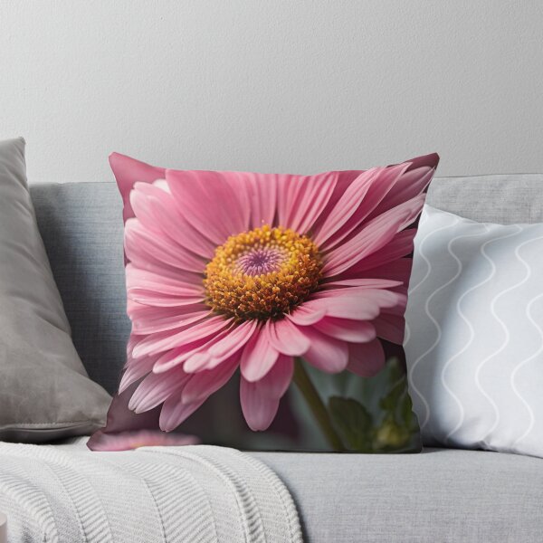 Item preview, Capture the charm and vibrancy of a pink daisy flower in full bloom designed and sold by arjad3n.