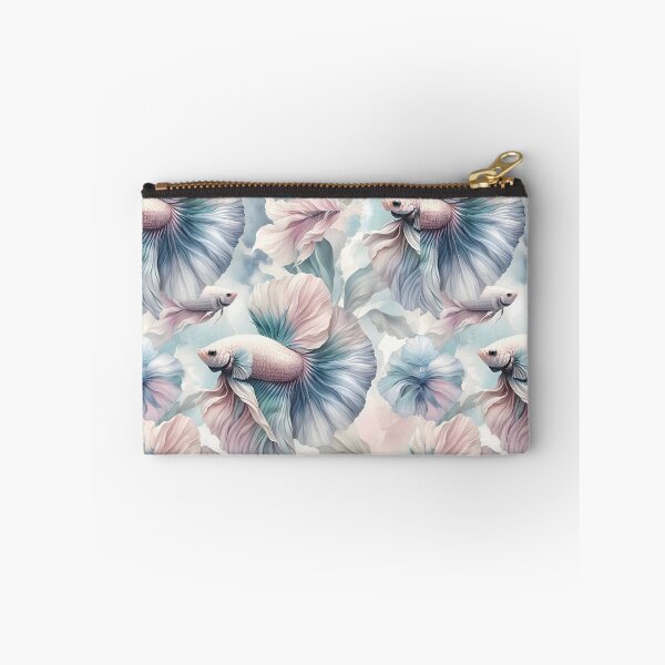 Item preview, Pastel Betta Serenity - Delicate Watercolor Pattern designed and sold by FinFriends.
