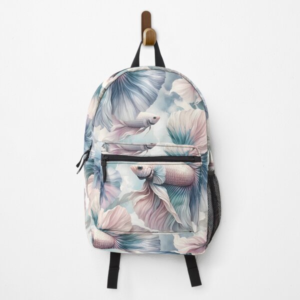 Item preview, Pastel Betta Serenity - Delicate Watercolor Pattern designed and sold by FinFriends.
