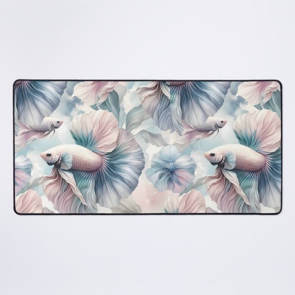 Item preview, Pastel Betta Serenity - Delicate Watercolor Pattern designed and sold by FinFriends.
