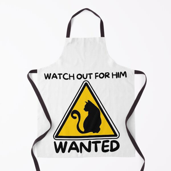 Item preview, Watch out for the cat, he is wanted stickers designed and sold by mando24895.