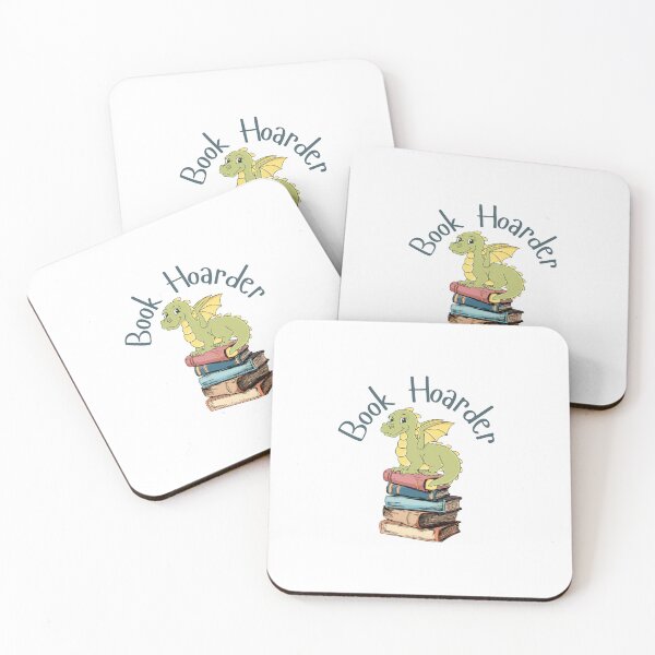 Item preview, Book Hoarder Dragon on Pile of Books designed and sold by NatureNerdGirl.