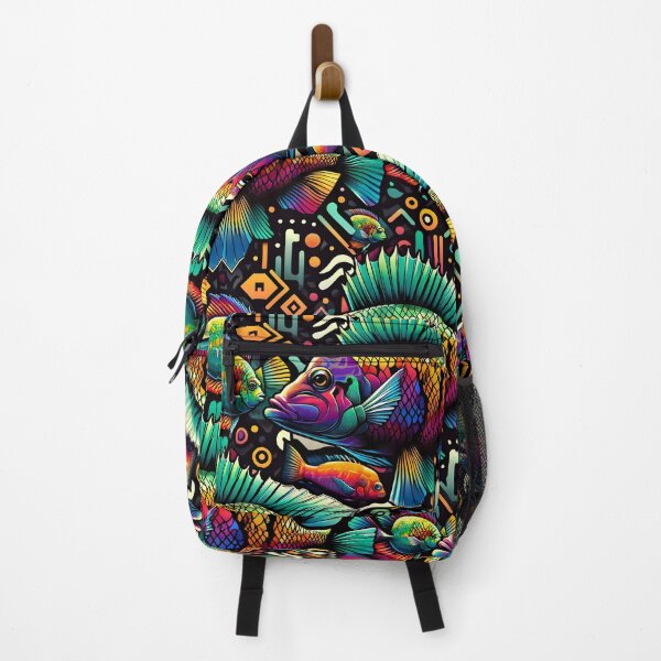 Item preview, Vibrant Malawi Cichlid Symphony - Seamless Aquatic Pattern designed and sold by FinFriends.