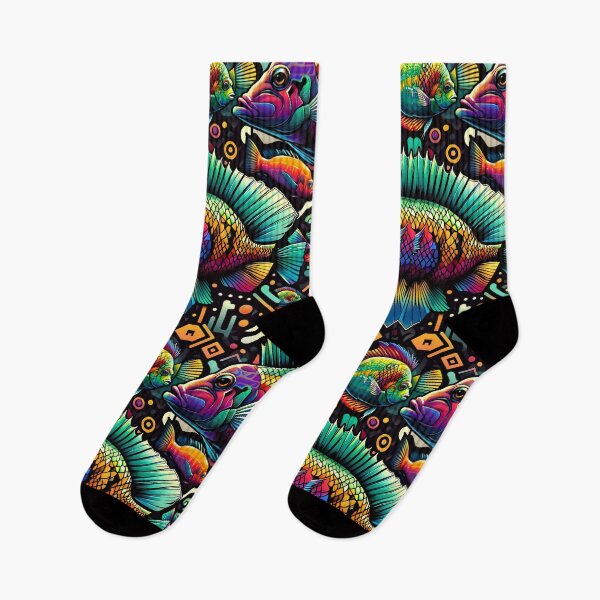 Item preview, Vibrant Malawi Cichlid Symphony - Seamless Aquatic Pattern designed and sold by FinFriends.