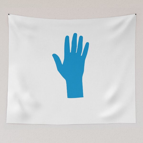 Artikelvorschau, Blaue Hand entworfen und verkauft von Vectorqueen.
