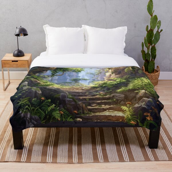 Aperçu de l'œuvre Paysage De Forêt Fantastique créée et vendue par Lumaria Designs.