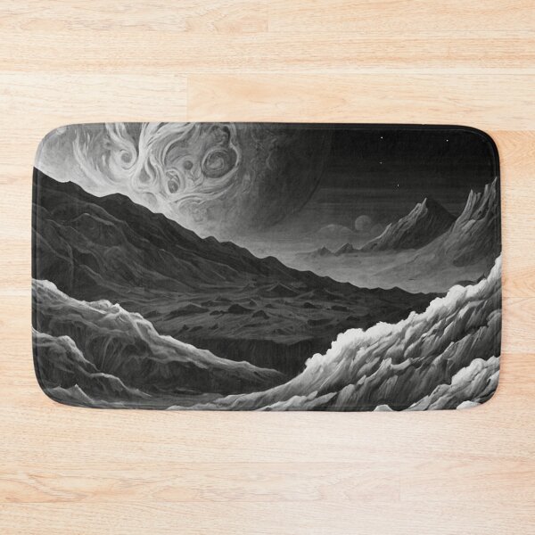 Item preview, Black and white drawing, creation of the world, cosmic silencesketch drawing designed and sold by arjad3n.