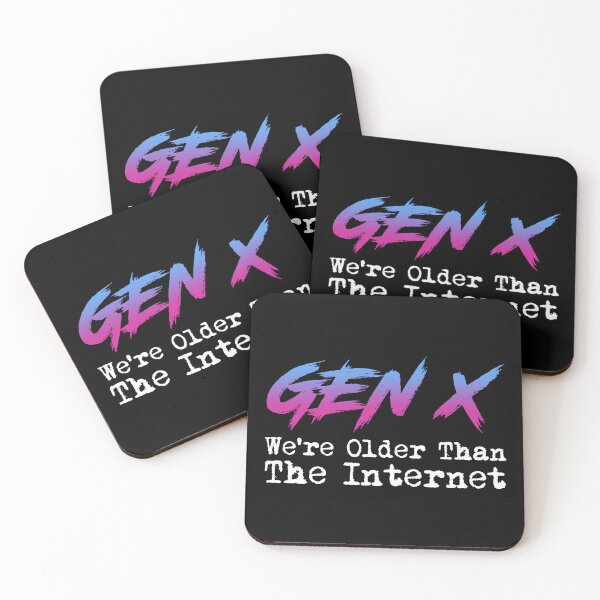 Item preview, Gen X - We're Older Than The Internet designed and sold by Cat Lady Designs.