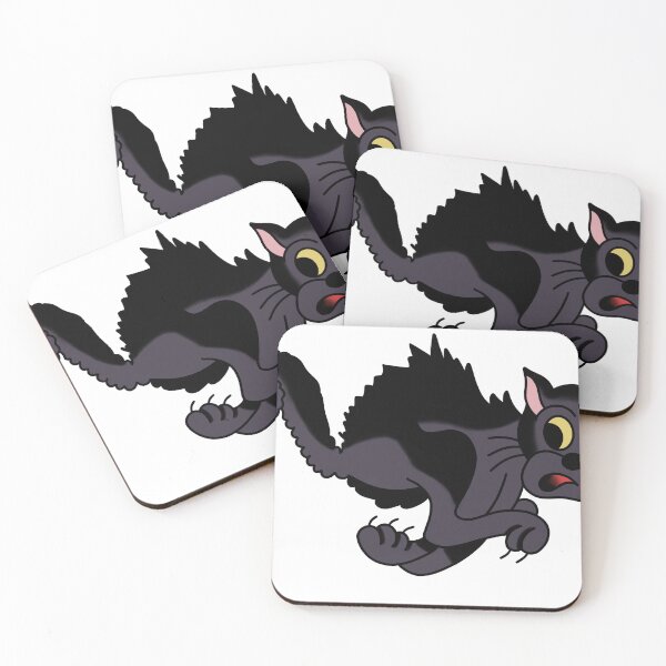 Item preview, Scaredy Cat Tattoo Flash designed and sold by vilecrocodilez.