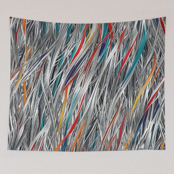 Item preview, Abstract Colorful Streaks Patten designed and sold by calibrit.