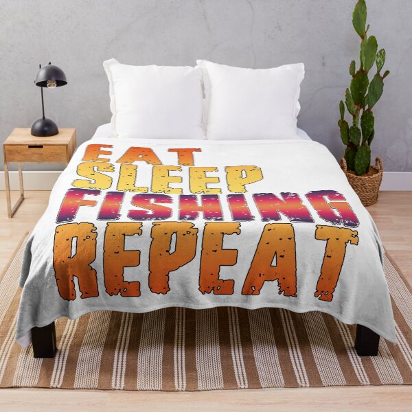 Item preview, Eat Sleep Fishing Repeat designed and sold by EunsooLee.